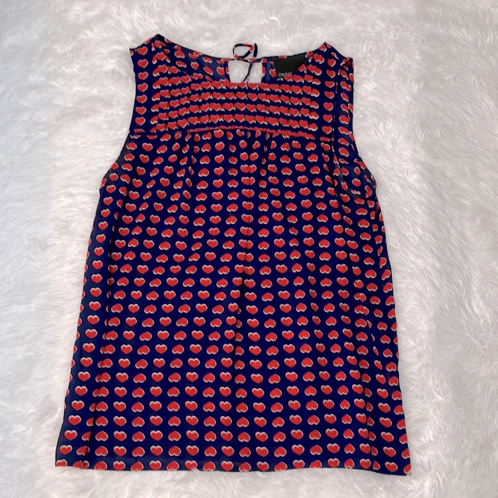 cynthia rowley heart tank top